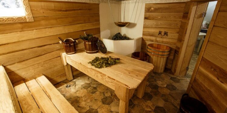 domek z sauna